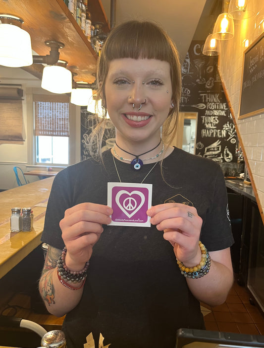 Peace & Love Sticker