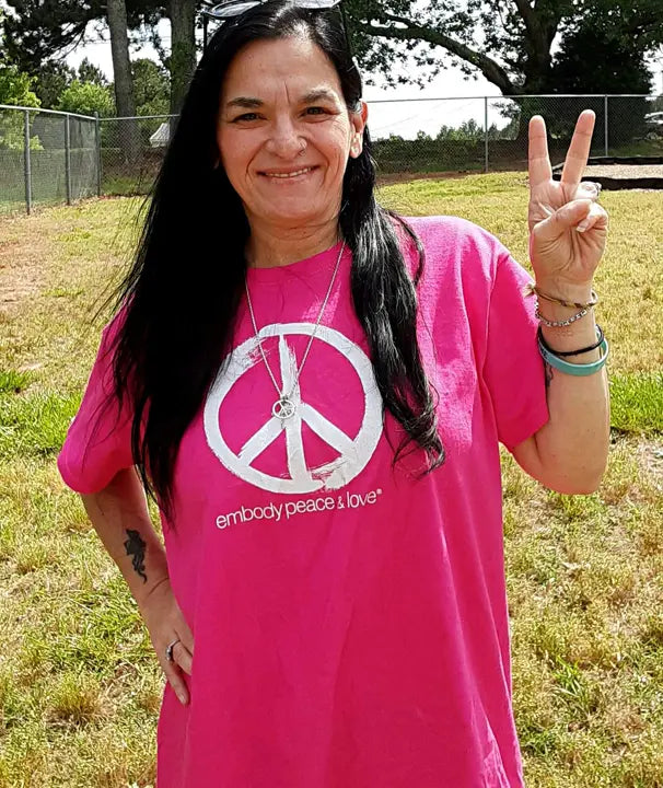 Women's Peace Sign T-shirt
