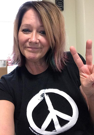 Women's Peace Sign T-shirt