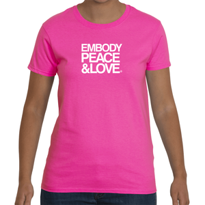Women's Embody Peace & Love no. 2 T-shirt