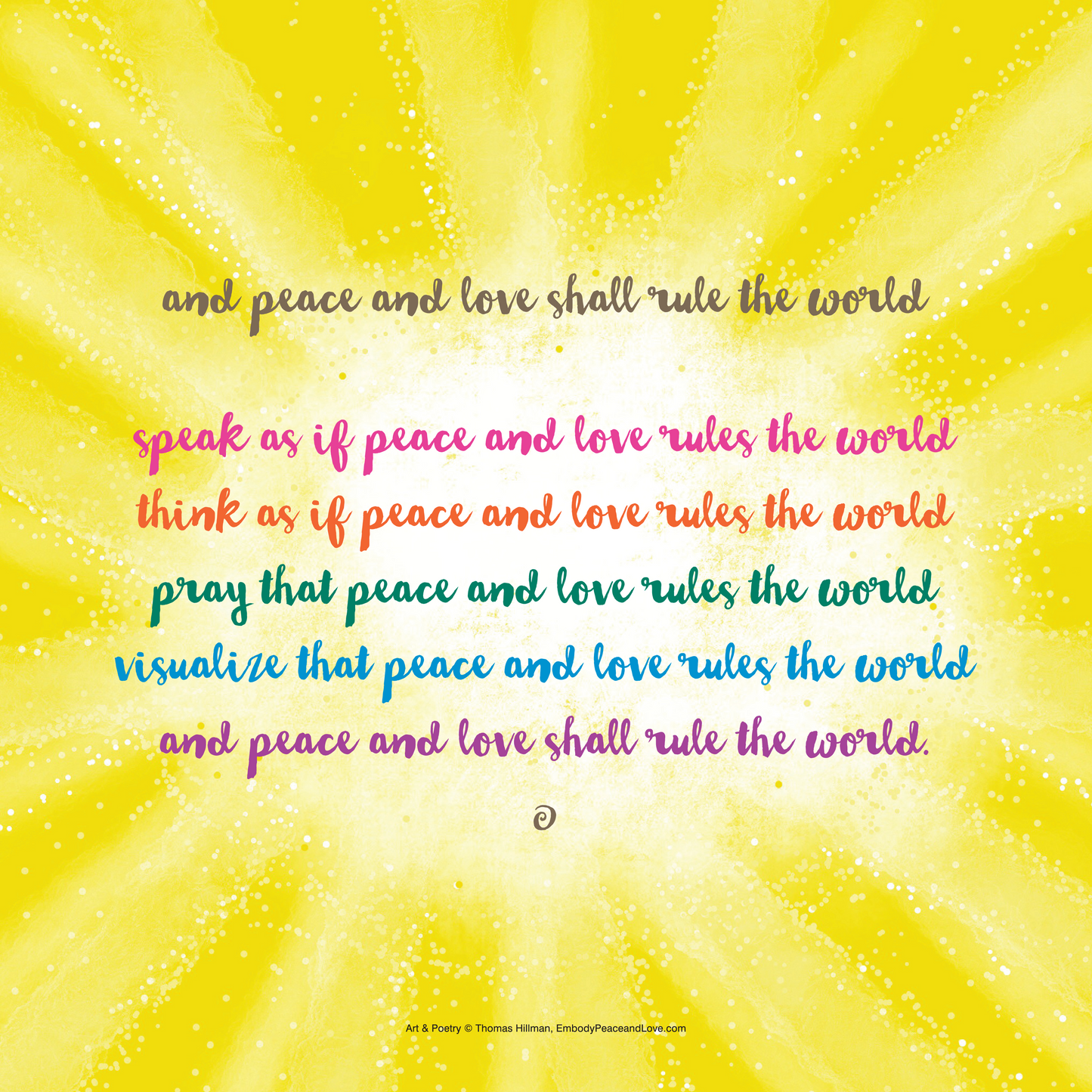 Poster_And peace and love shall rule the world