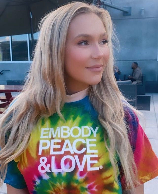 Unisex Embody Peace & Love no. 2 Tie Dye T-shirt