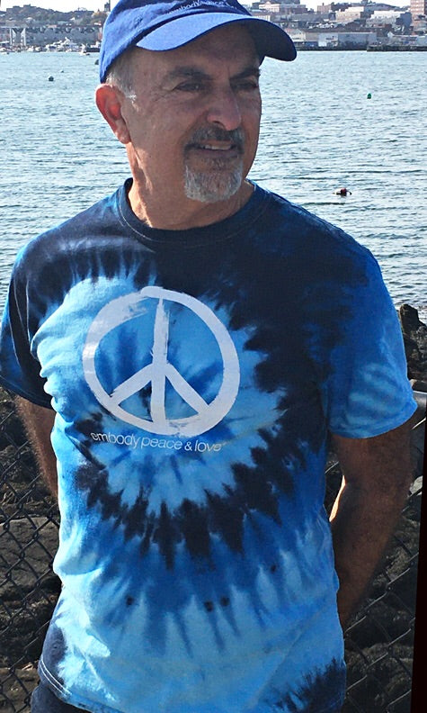 Unisex Peace Sign Tie Dye T-shirt
