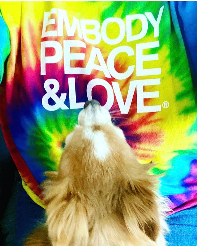 Unisex Embody Peace & Love no. 2 Tie Dye T-shirt