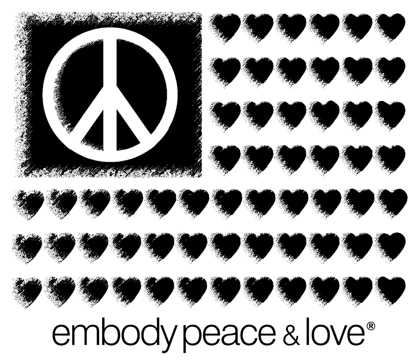Face Mask ~ Peace & Love Flag on colored masks. Buy any 2 Face Masks get $2.08 Off at checkout!