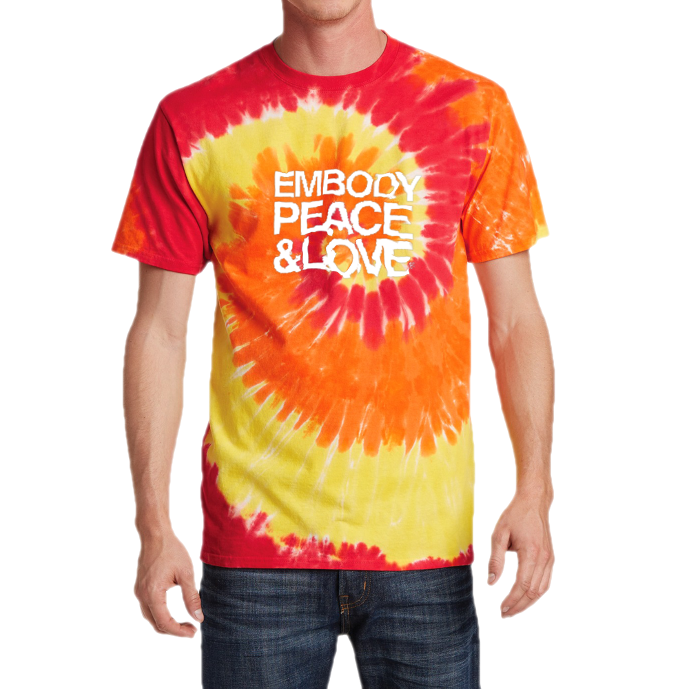 Unisex Embody Peace & Love no. 2 Tie Dye T-shirt