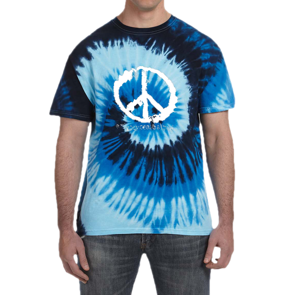 Unisex Peace Sign Tie Dye T-shirt