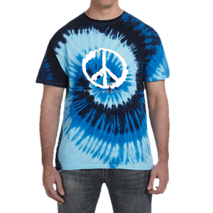 Unisex Peace Sign Tie Dye T-shirt