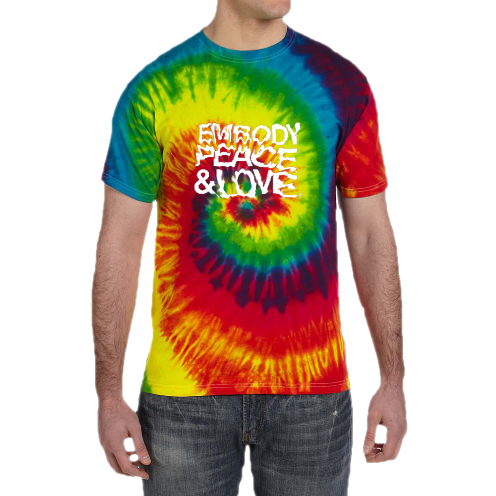 Unisex Embody Peace & Love no. 2 Tie Dye T-shirt