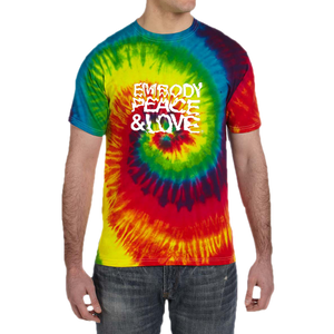 Unisex Embody Peace & Love no. 2 Tie Dye T-shirt
