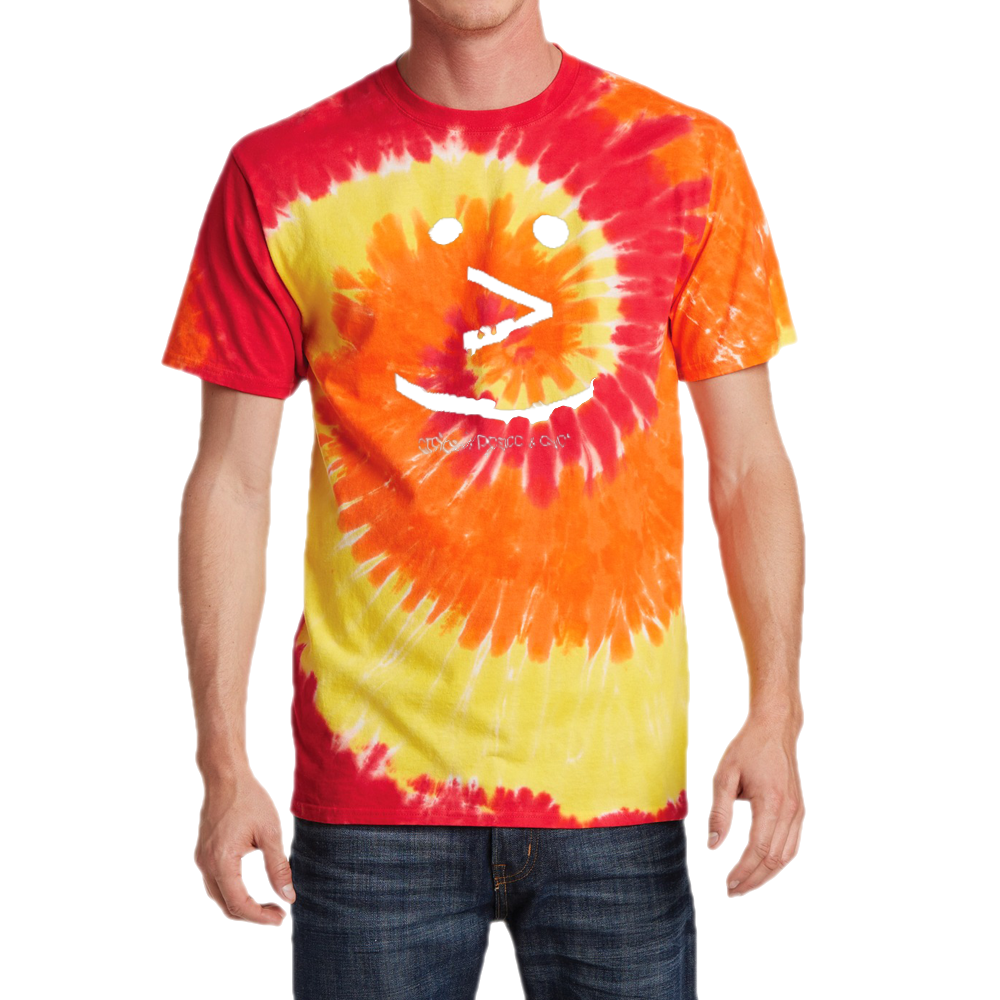 Unisex Smiley Face Tie Dye T-shirt