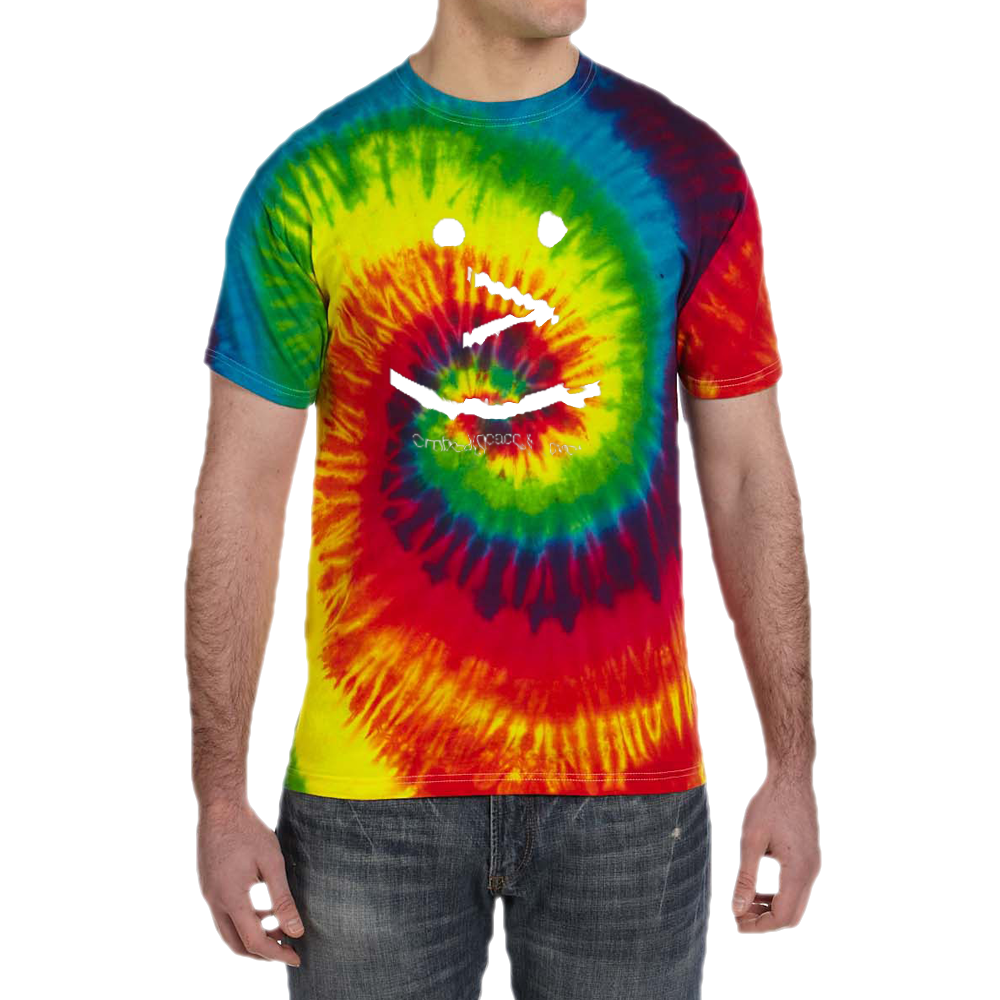 Unisex Smiley Face Tie Dye T-shirt