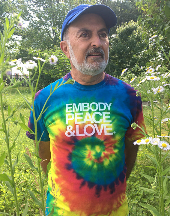 Unisex Embody Peace & Love no. 2 Tie Dye T-shirt