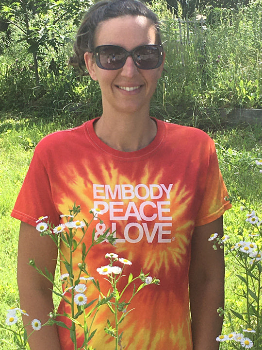Unisex Embody Peace & Love no. 2 Tie Dye T-shirt
