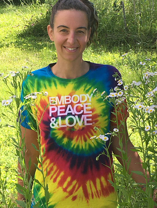 Unisex Embody Peace & Love no. 2 Tie Dye T-shirt