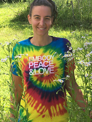 Unisex Embody Peace & Love no. 2 Tie Dye T-shirt