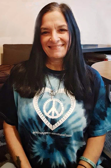 Unisex Peace and Love Tie Dye T-shirt