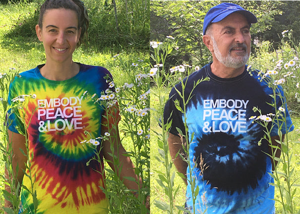 Unisex Embody Peace & Love no. 2 Tie Dye T-shirt