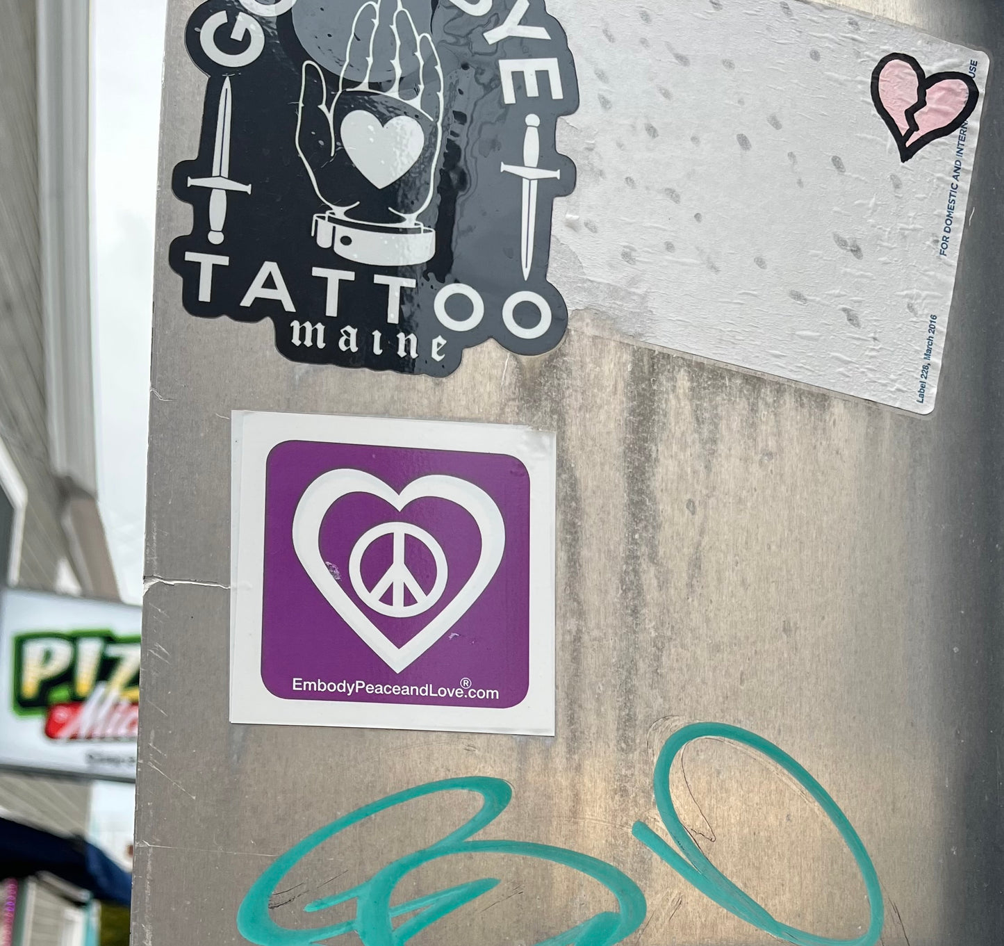 Peace & Love Sticker