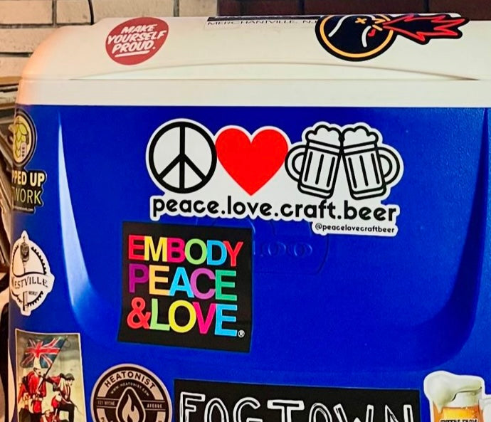 Peace & Love Sticker
