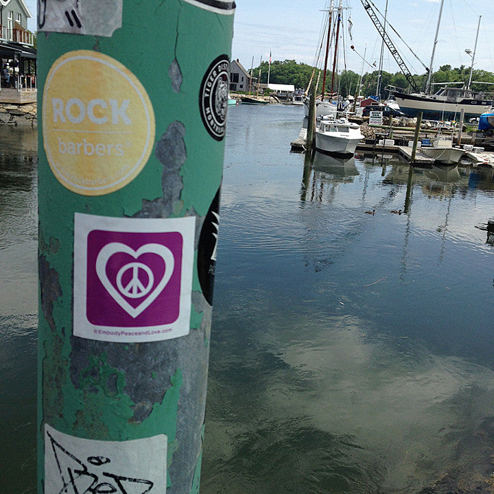 Peace & Love Sticker