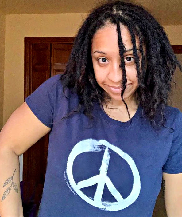 Women's Peace Sign T-shirt