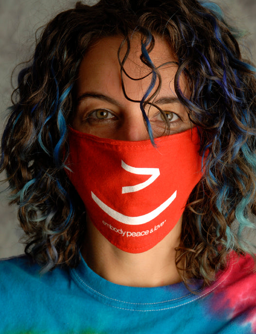 Face Mask ~ Smiley Face no.2 on colored masks. Buy any 2 Face Masks get $2.08 Off at checkout!