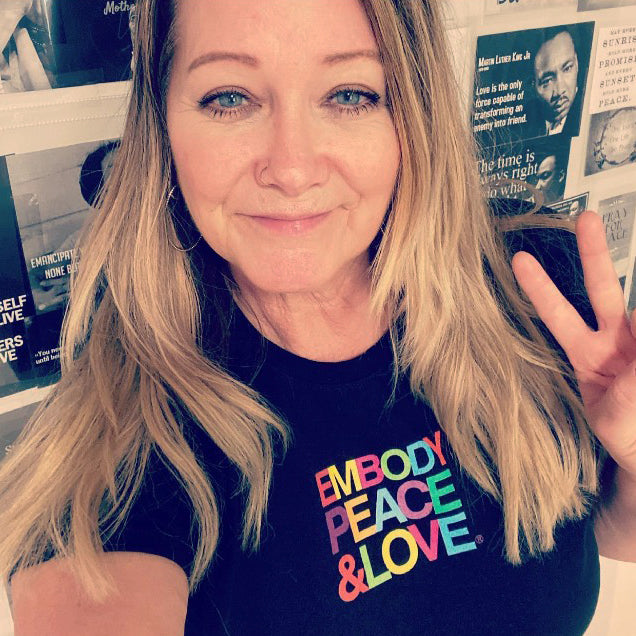 Women's Embody Peace & Love no.1 T-shirt