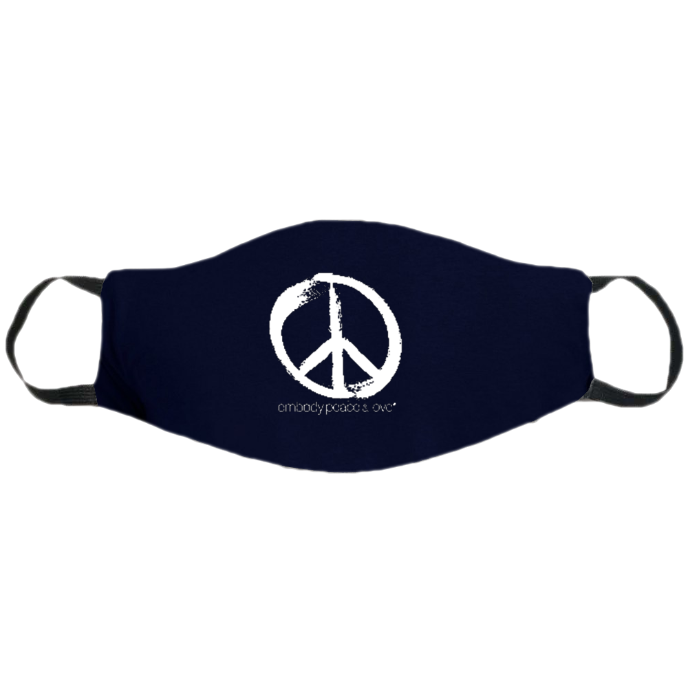 Face Mask ~ Peace Sign on colored masks. Buy any 2 Face Masks get $2.08 Off at checkout!