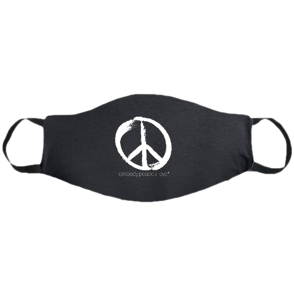 Face Mask ~ Peace Sign on colored masks. Buy any 2 Face Masks get $2.08 Off at checkout!