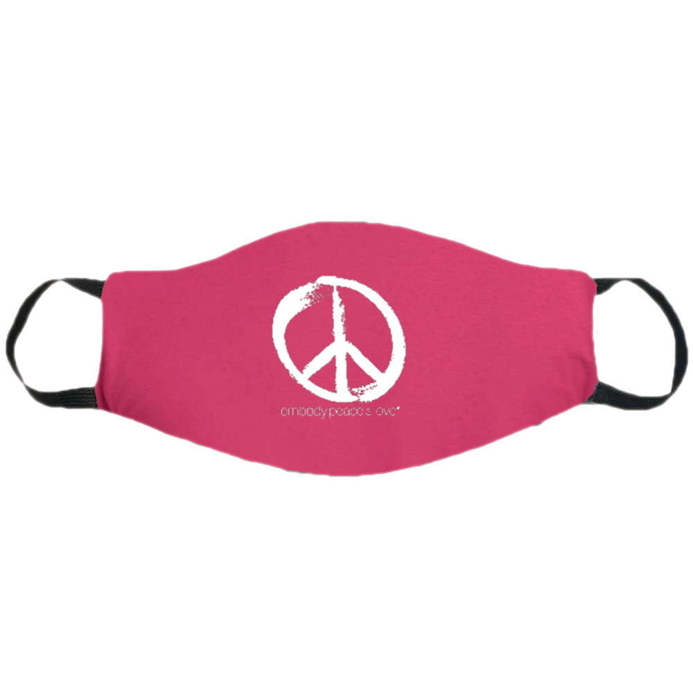 Face Mask ~ Peace Sign on colored masks. Buy any 2 Face Masks get $2.08 Off at checkout!