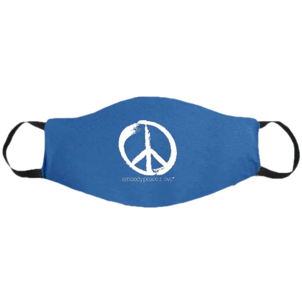 Face Mask ~ Peace Sign on colored masks. Buy any 2 Face Masks get $2.08 Off at checkout!