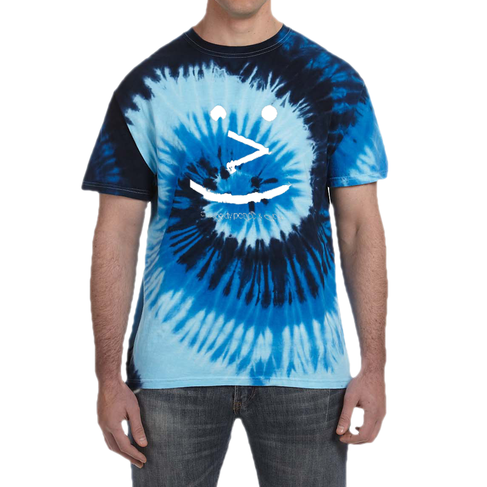 Unisex Smiley Face Tie Dye T-shirt