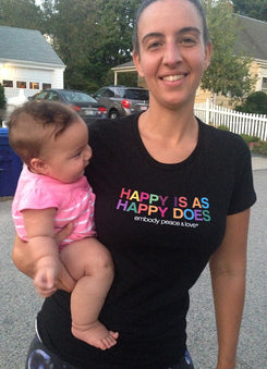 Women's Happy is as Happy Does T-shirt